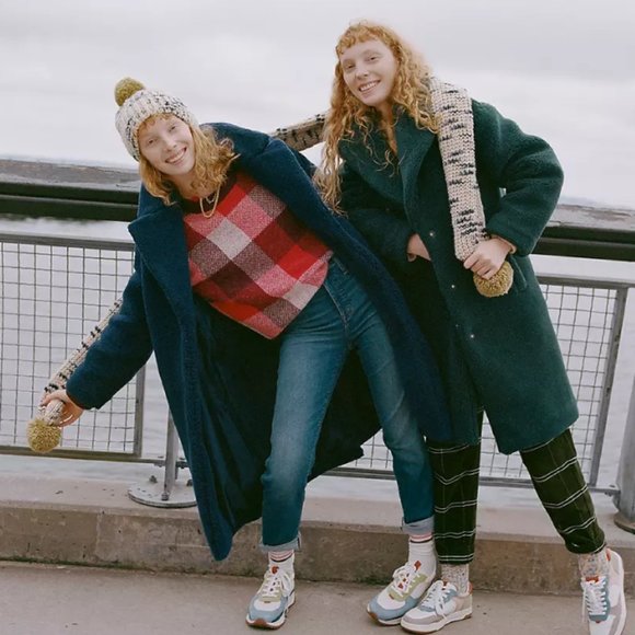 NWT Madewell Sherpa Teddy Coat - Picture 2 of 13